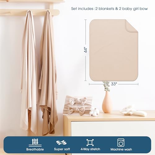 GRSSDER Newborn Swaddle Blanket Set - Image 2