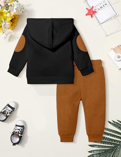 Oranchids Toddler Baby Boy Clothes Long Sleeve Hoodie Sweatshirt Tops and Pants - Image 6