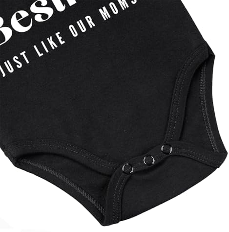 Besties Just Like Our Moms Baby Bodysuit Best Friend Baby Bodysuit Mom Besties - Image 6