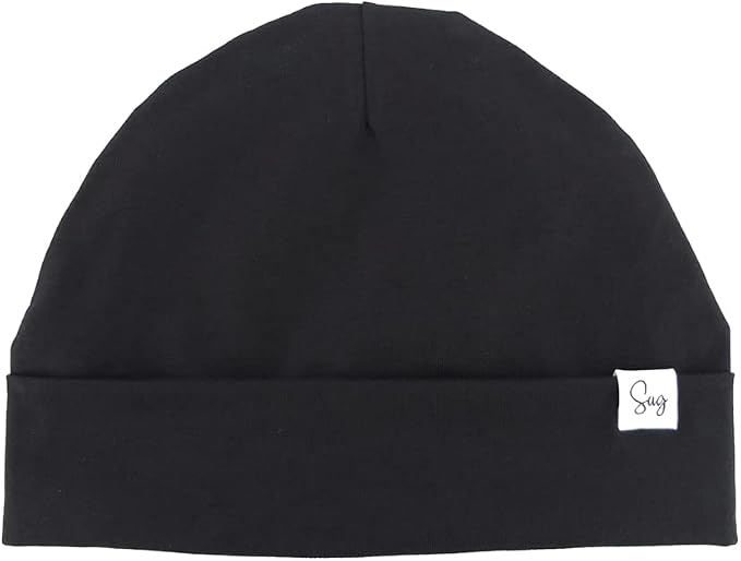 Jersey Beanie Hat for Newborn Baby Boys Girls Silky Satin Lined Hats Bonnet - Image 5