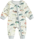 Western Baby Cowboy Clothes Neutral Zipped Fall Romper Outfit by SAYOO-Alljustforkids