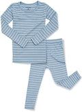 AVAUMA Stripe Pattern Baby Boys Girls Pajama Set Kids Toddler Snug fit Ribbed by AVAUMA