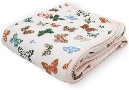 Little Unicorn Muslin Quilt Blanket | 100% Cotton Soft Multi-Layered Muslin by LittleUnicorn