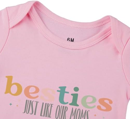 Besties Just Like Our Moms Baby Bodysuit Best Friend Baby Bodysuit Mom Besties - Image 4