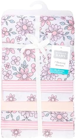 Hudson Baby Unisex Baby Cotton Polyester Flannel Receiving Blankets Bundle - Image 2