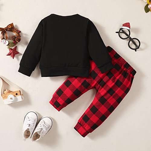 YALLET Baby Toddler Boy Clothes Fall Winter Outfit Long Sleeve Sweatshirts - Image 3