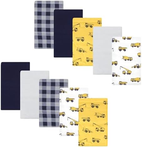 Luvable Friends Hudson Baby Flannel Burp Cloths 10pk by Luvable+Friends