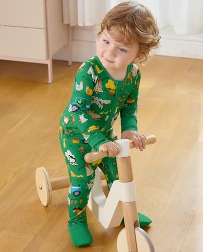 babee Reshinee Bamboo Viscose Baby Footie Pajama, Zipper Sleeper Boys Girls - Image 5