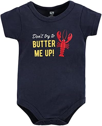 Hudson Baby Unisex Baby Cotton Bodysuit, Shorts and Shoe Set - Image 3