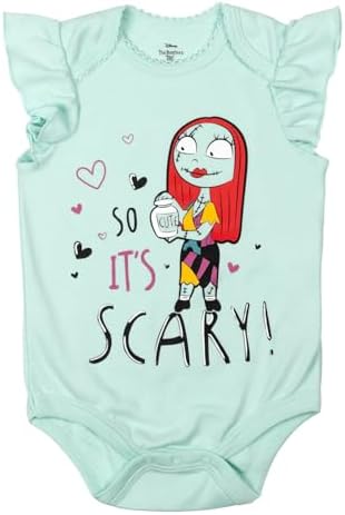Disney Nightmare Before Christmas Baby 5-Pack Short Sleeve Bodysuits - Image 2