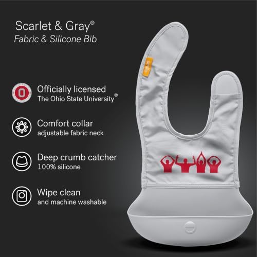 Smilo Baby Silicone & Fabric Bib - Image 2