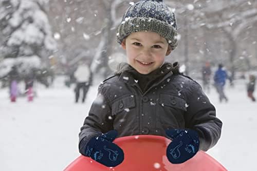 Toddler Gloves Kids Mittens Winter Warm Lined Fleece Gloves Waterproof Snow - Image 5