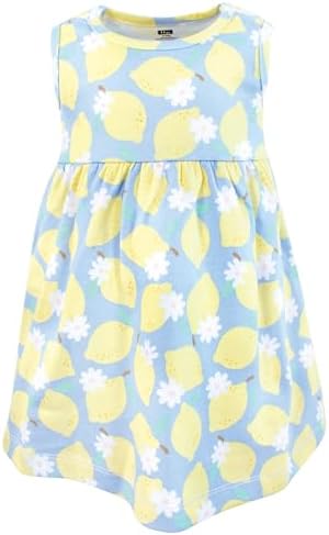 Hudson Baby Infant and Toddler Girls Cotton Dress and Cardigan Set - Image 4