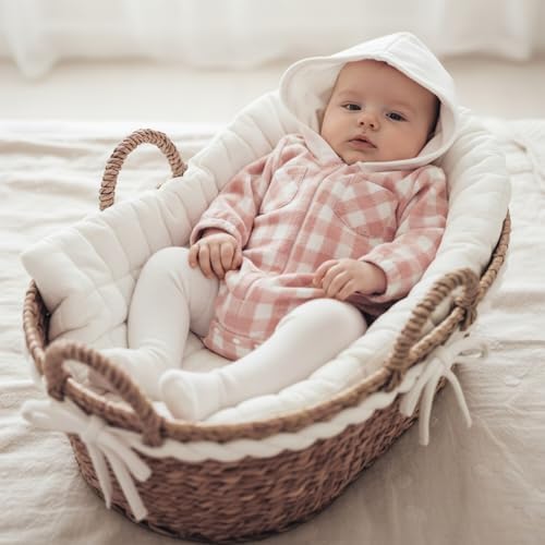 Douhoow Baby Boy Hooded Romper Long Sleeve Boy Plaid Hoodies Baby Jacket Infant - Image 5