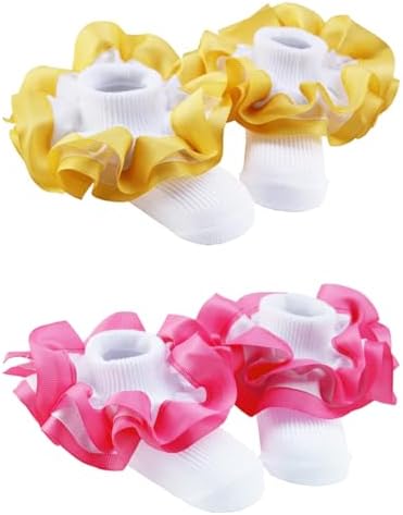 PrinceSasa Little Baby Girl Princess Lace Ruffles Socks Set by PrinceSasa