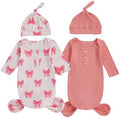 2-Pack Baby Sleeper knotted Gown Boy Girl Nightgown by Merqwadd
