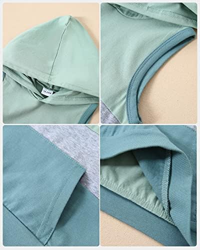SANMIO Toddler Boy Clothes Summer Outfits Hoodie Tank Tops and Shorts Set - Image 6
