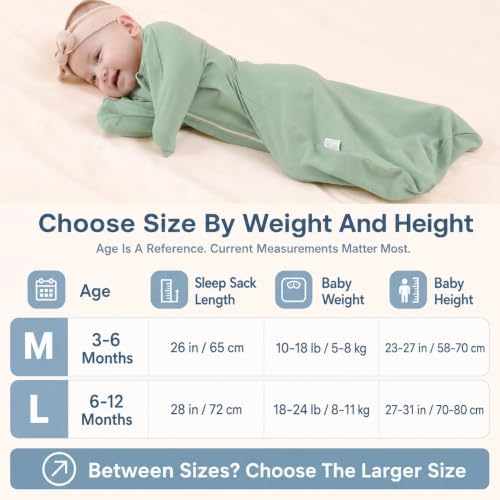 ZIGJOY 1.0 TOG Cotton Baby Sleep Sack - Image 2