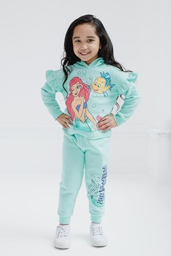 Disney Girls' Fleece Hoodie and Jogger Set - Image 2