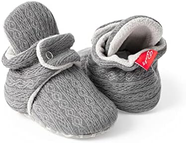 HsdsBebe Unisex Newborn Baby Cotton Booties Non-Slip Sole - Image 4