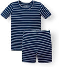 AVAUMA Stripe Pattern Baby Boys Girls Pajama Set Kids Toddler Snug fit Ribbed by AVAUMA