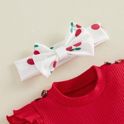 Giraropa Newborn Baby Girl Clothes Smocked Bubble Romper Dress + Socks + - Image 6