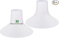 Mompmuri Breast Pump Cushion – M | Breast Pump Accessory, Sizing Insert for Flange Shields | Elastic Nipple Flange Inserts | Silicone Lacteck Flange | Compatible with Flange Sizes 24-26mm (2 pc)