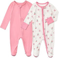 Aablexema Baby Rayon of Bamboo Footed Pajamas Zipper by Aablexema
