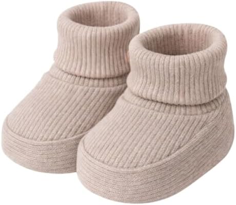 CEOBABY Baby Booties 0–3 Months, Newborn Shoes, Soft Cotton Infant Bootie Socks by CEOBABY