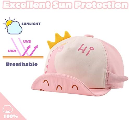 JANGANNSA Baby Duck Cap Infant Kids Sun Hat Bear Cute Cartoon Caps Spring Summer - Image 3