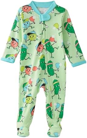 Butterblu Scout Sleep & Play 100% Organic Cotton Footed Zip Front PJs | GOTS by Butterblu
