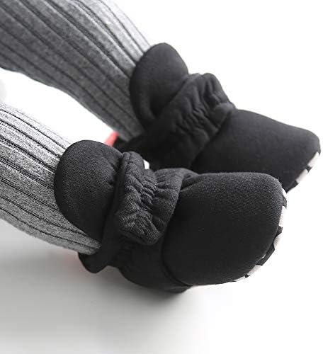 HsdsBebe Unisex Newborn Baby Cotton Booties Non-Slip Sole - Image 2