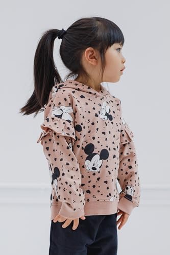 Disney Girls' Fleece Hoodie and Jogger Set - Image 3