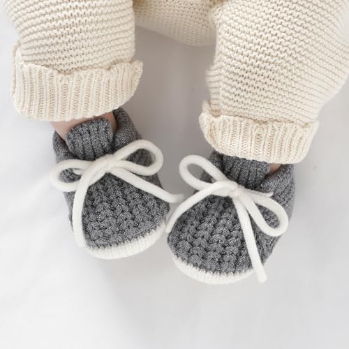 LAWKUL Baby Booties Knit Newborn Shoes - Image 4