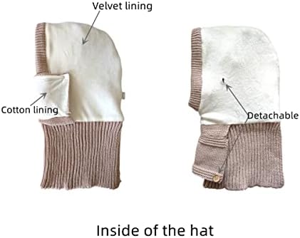 Baby Winter Hat Scarf Set, Unisex Infant Toddler Kids Hat Scarf - Image 4