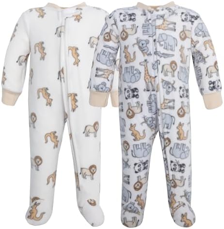 Hudson Baby Unisex Baby Fleece Sleep and Play by HudsonBaby
