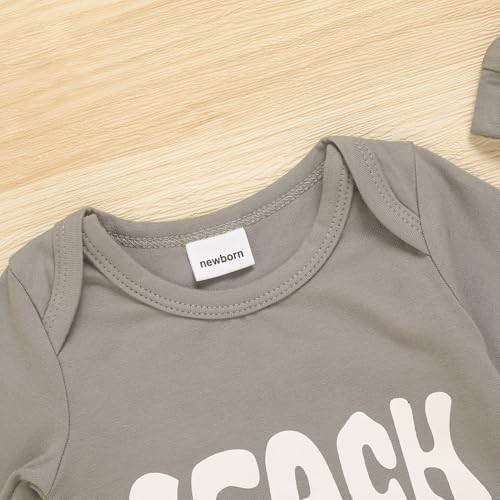 GRNSHTS Newborn Baby Boy Romper Coming Home Outfits Letter Print Bodysuit - Image 5