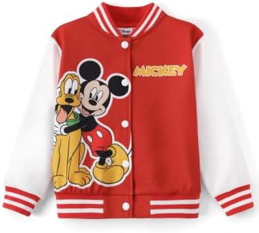 Disney Bomber Jacket Spider Man Marvel Toy Story Cars Varsity Cardigan2-13Y by Disney