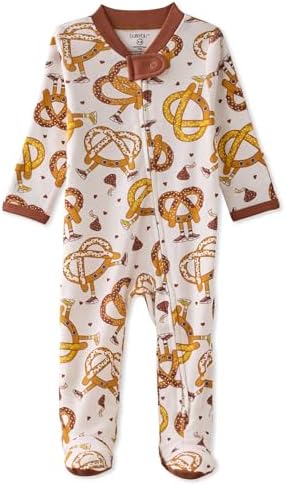 Butterblu Scout Sleep & Play 100% Organic Cotton Footed Zip Front PJs | GOTS by Butterblu