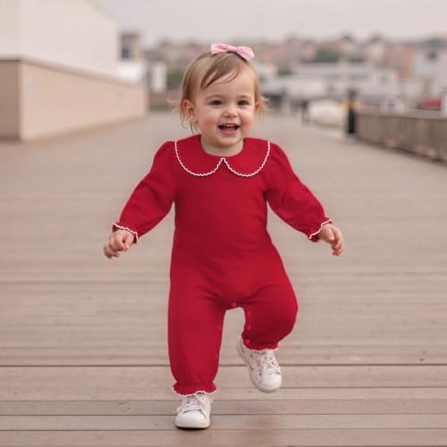 Baby Coming Home Outfit Boy Girl Plain Long Sleeve Romper Jumpsuit - Image 2