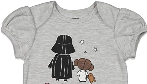 STAR WARS Father's Day Christmas Baby Girls Bodysuit Newborn to Infant Sizes - Image 3