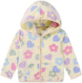 Toddler Baby Girl Fleece Jackets Fall Clothes Hooded Zip Fuzzy Coats by Adarl
