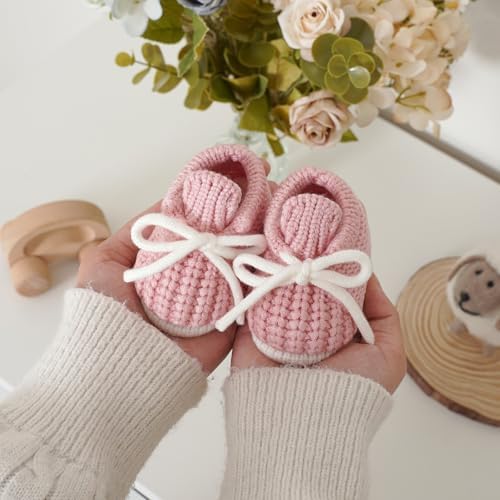 LAWKUL Baby Booties Knit Newborn Shoes - Image 2