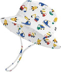 Toddler Bucket Hats UPF 50+ Baby Sun Hat Adjustable Kids Sun Protection Summer by MACOWCF