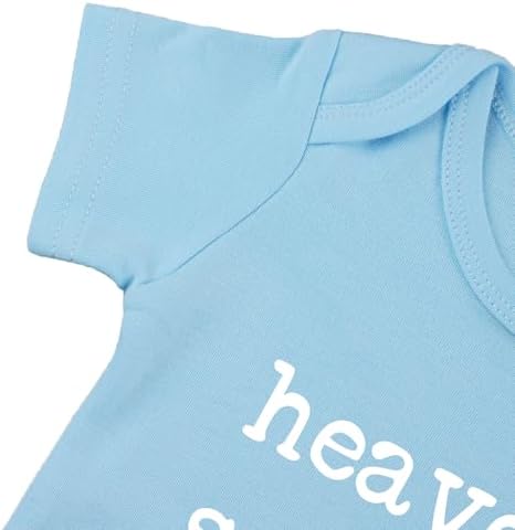 Heaven Sent Baby Bodysuit Religious Pregnancy Announcement Baby Romper Unisex - Image 5