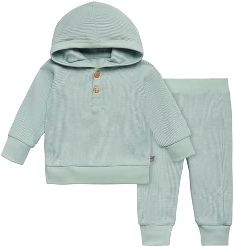 Modern Moments by Gerber Baby Girls Mini-Waffle 2 Piece Hoodie and Pant Set by ModernMomentsbyGerber