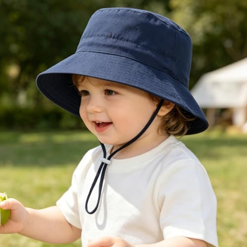 Baby Sun Hat UPF 50+ Toddler Bucket Summer Kids Beach Hats - Image 2