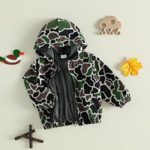 Toddler Baby Girl Windbreaker Jacket Zip Up Hoodie Long Sleeve Sweatshirt - Image 4