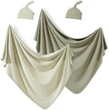 GRSSDER 2 Set Newborn Swaddle Blanket by BUYNOW