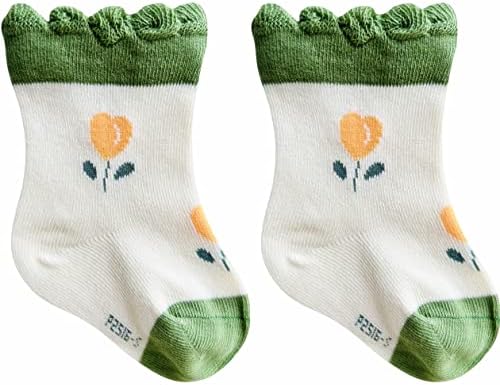 Newborn Baby-girls Socks and Bow Infant Toddler Ankle Socks - Image 3